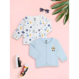 MeeMee Infants Pack Of 2 Printed Cotton Jabla-picture-26