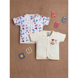 MeeMee Infants Pack Of 2 Printed Cotton Jhablas 8907233592130-picture-27