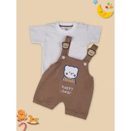 MeeMee Kids Applique Dungarees With T-Shirt-picture-52