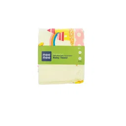 MeeMee Kids Yellow Cotton Bath Towel-picture-27