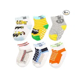 MeeMee White Patterned Socks-picture-38