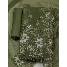 Meena Bazaar Embroidered Unstitched Dress Material-picture-25