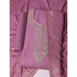 Meena Bazaar Embroidered Unstitched Dress Material-picture-24