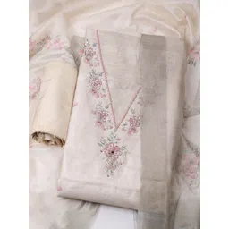 Meena Bazaar Embroidered Unstitched Dress Material-picture-26