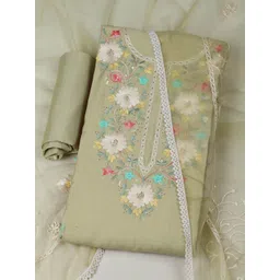 Meena Bazaar Embroidered Unstitched Dress Material-picture-24