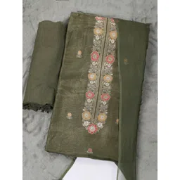 Meena Bazaar Embroidered Unstitched Dress Material-picture-19