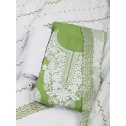 Meena Bazaar Floral Embroidered Thread Work Unstitched Dress Material-picture-38