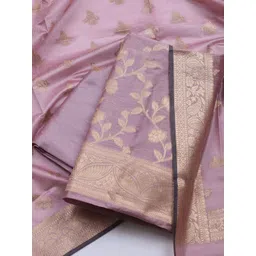 Meena Bazaar Floral Woven Design Unstitched Dress Material-picture-21