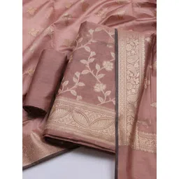 Meena Bazaar Floral Woven Design Unstitched Dress Material-picture-48