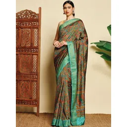 Meena Bazaar Paisley Art Silk Saree-picture-18