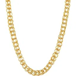 meenaz Chain for Men Boys Husband gents boyfriend Stylish golden Chain 1 one gram gold Neck Chain for Men Stainless Steel Chains for boys Jewellery Birthday Gift Anniversary fashion necklace-184-picture-51