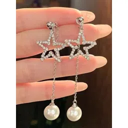 MEENAZ Contemporary Drop Earrings-picture-16