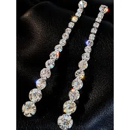 MEENAZ Contemporary Drop Earrings image 1