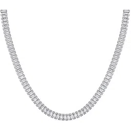 meenaz Mc Stan Chain Cuban Link Chain for Men Women girls gents Miami Necklace Iced Cubic Zirconia diamond chain Sterling Silver Chains Long Stainless Steel Ice Rhinestone Hip hop Stylish Rapper 434-picture-12