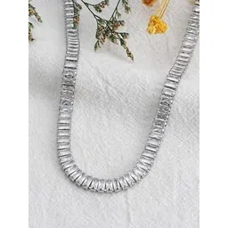 MEENAZ Men Silver-Plated Stainless Steel Chain-picture-36