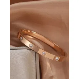 MEENAZ Unisex Gold-Plated Bangle-Style Bracelet-picture-24