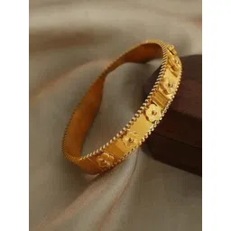 MEENAZ Women American Diamond Antique Gold-Plated Kada Bracelet-picture-12