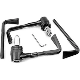 Meenu Arts Motorcycle Hand Guards 7/8 inch Brake Clutch Lever Protector Hand Guard Black Universal for All Bikes Q-19-picture-37