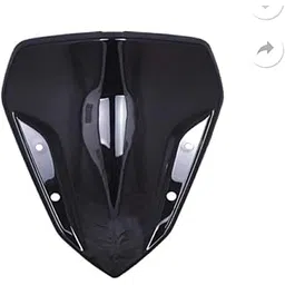 Meenu Arts Short Visor Universal for All Bikes Black-01-picture-11