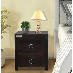 Sheesham Wood Solid Wood Bedside Table-image-9
