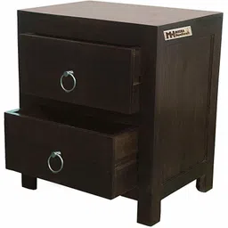 meera handicraft Sheesham Wood Solid Wood Bedside Table image 3
