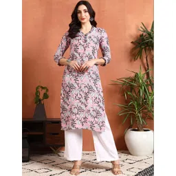 Meeranshi Women Floral Printed Regular Kurta with Palazzos-picture-24