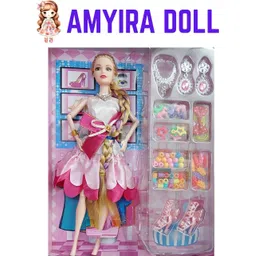 meetanshcollection Amyira Doll with Jointed Limbs and Accessory Collection-picture-16