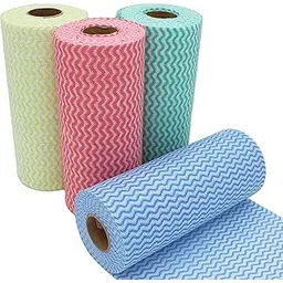 MeeTo Reusable Cleaning Wipe, Household &Kitchen Towels,Disposable Cleaning Cloth, Dish Cloth Dish Towels Dish Rags Reusable Kitchen Paper Towels, Wash Towels, 1 Rolls of 50 Sheets-picture-28