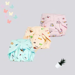 megnam NewBorn Baby Cotton Hosiery Fabric Wide Padded Baby Reusable Nappy Langot-picture-15