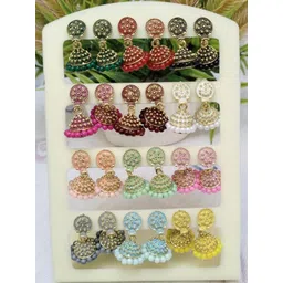 MEHAK CREATION Contemporary Jhumkas Earrings-picture-20
