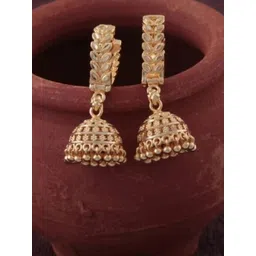 MEHAK CREATION Gold-Toned Brass Earrings-picture-11