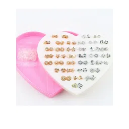 MEHAK CREATION Gold-Toned Plastic Earrings-picture-34