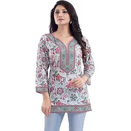meher Impex Women's Girls Poly Crepe Digital Printed Top-picture-48
