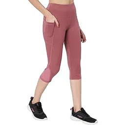 mehrang High Waist Capri Leggings with Side Pocket – Stretchy, Moisture-Wicking Workout Pants for Women-picture-13