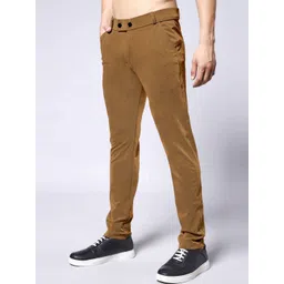 Mehrang Men Textured Slim Fit Easy Wash Trousers-picture-36