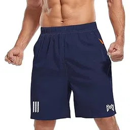 Mehrang Men's Ourdoor Comfort Fit Sports Shorts with Pockets | Quick Dry Workout Shorts for Men Gym Yoga and Running-picture-30