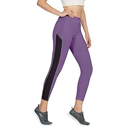 mehrang Women Slim Fit High Waist Gym Workout Tights with 4 Ways Stretchable Scoot Proof Yoga Leggings-picture-35