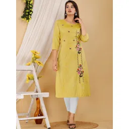 Mehsoos Women Embroidered Thread Work Straight Kurta-picture-35