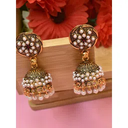 MEIRA JEWELLERY Contemporary Jhumkas Earrings-picture-29
