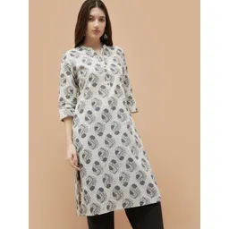 Melange by Lifestyle Cotton Printed Kurta image 4