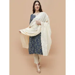 Melange by Lifestyle Ethnic Motifs Embroidered Dupatta-picture-20