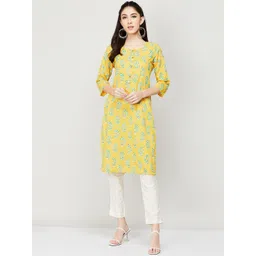 Melange by Lifestyle Floral Printed Kurta-picture-42