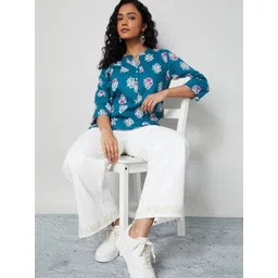 Melange by Lifestyle Floral Printed Kurti-picture-23
