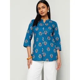 Melange by Lifestyle Floral Printed Pure Cotton Kurti-picture-21