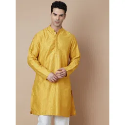Melange by Lifestyle Men Embroidered Thread Work Kurta-picture-17