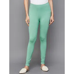 Melange by Lifestyle Women Green Leggings-picture-16