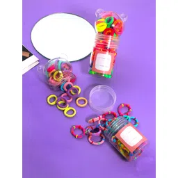 Melbees by Yellow Chimes Girls 100 Pieces Rubber Band  With Storage Box-picture-28