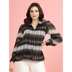 Melon by PlusS Black & Grey Printed Casual Shirt-picture-30