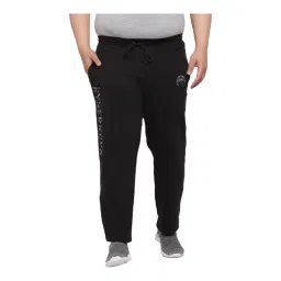 Melon by PlusS Black Cotton Regular Fit Trackpants-picture-33