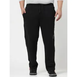 Melon by PlusS Black Cotton Regular Fit Trackpants-picture-34